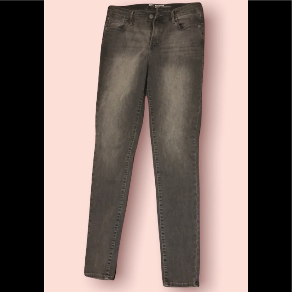Mid-Rise Rockstar Skinny Jeans - Stone Lake